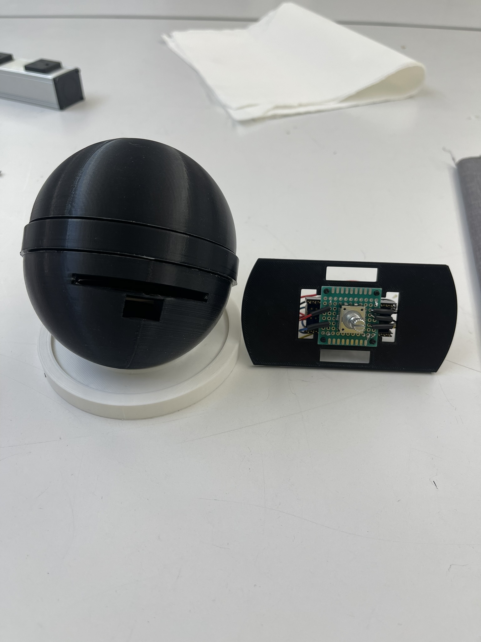 Black prototype and circuit board